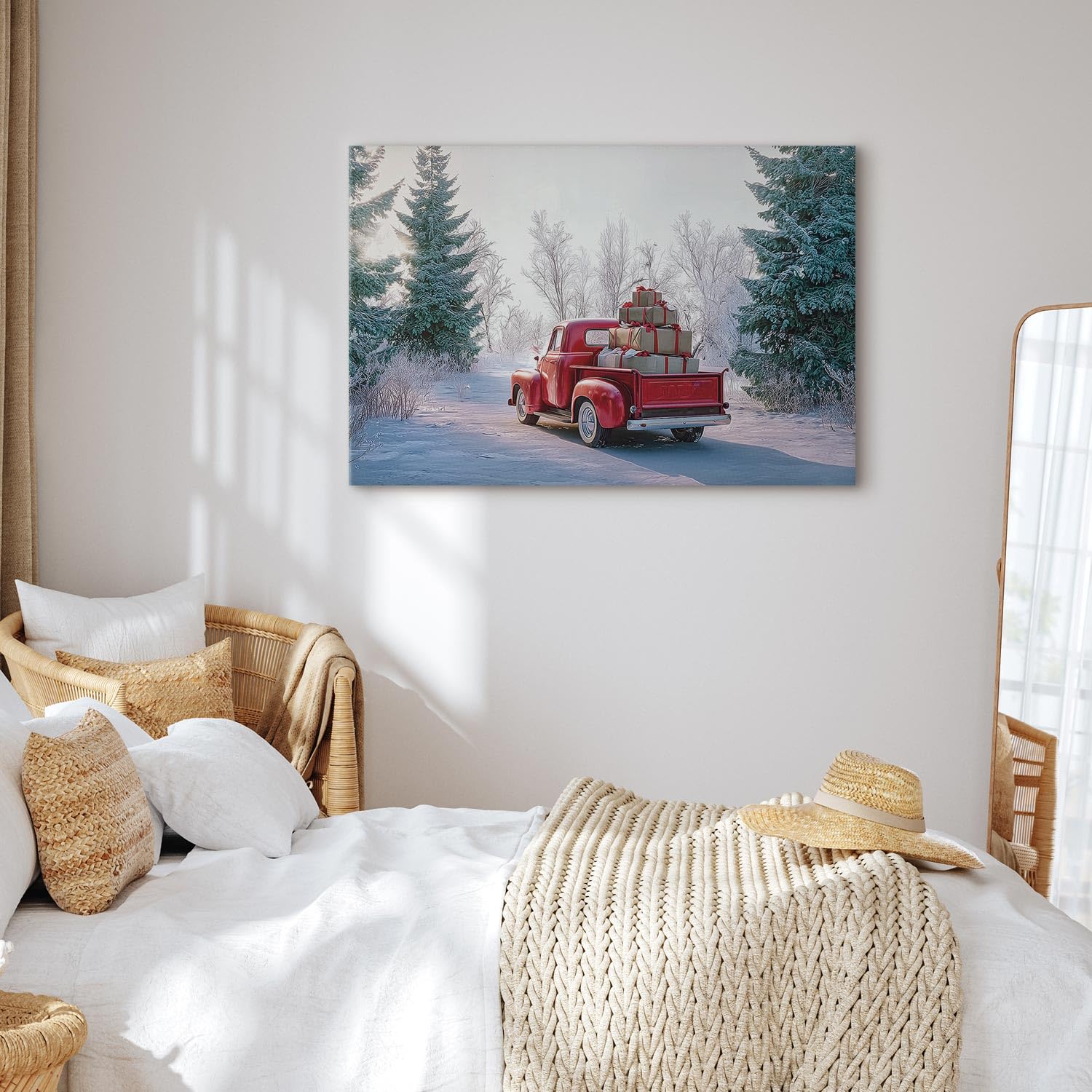 murando - Quadro Fonoassorbente Auto Con Regali 90x60 cm 1 Pezzo - Canvas con Struttura - Quadri Acustici Grandi - Pannelli Fonoassorbenti Decorativi - Decorazione da Parete Soggiorno n-H-10047-b-a