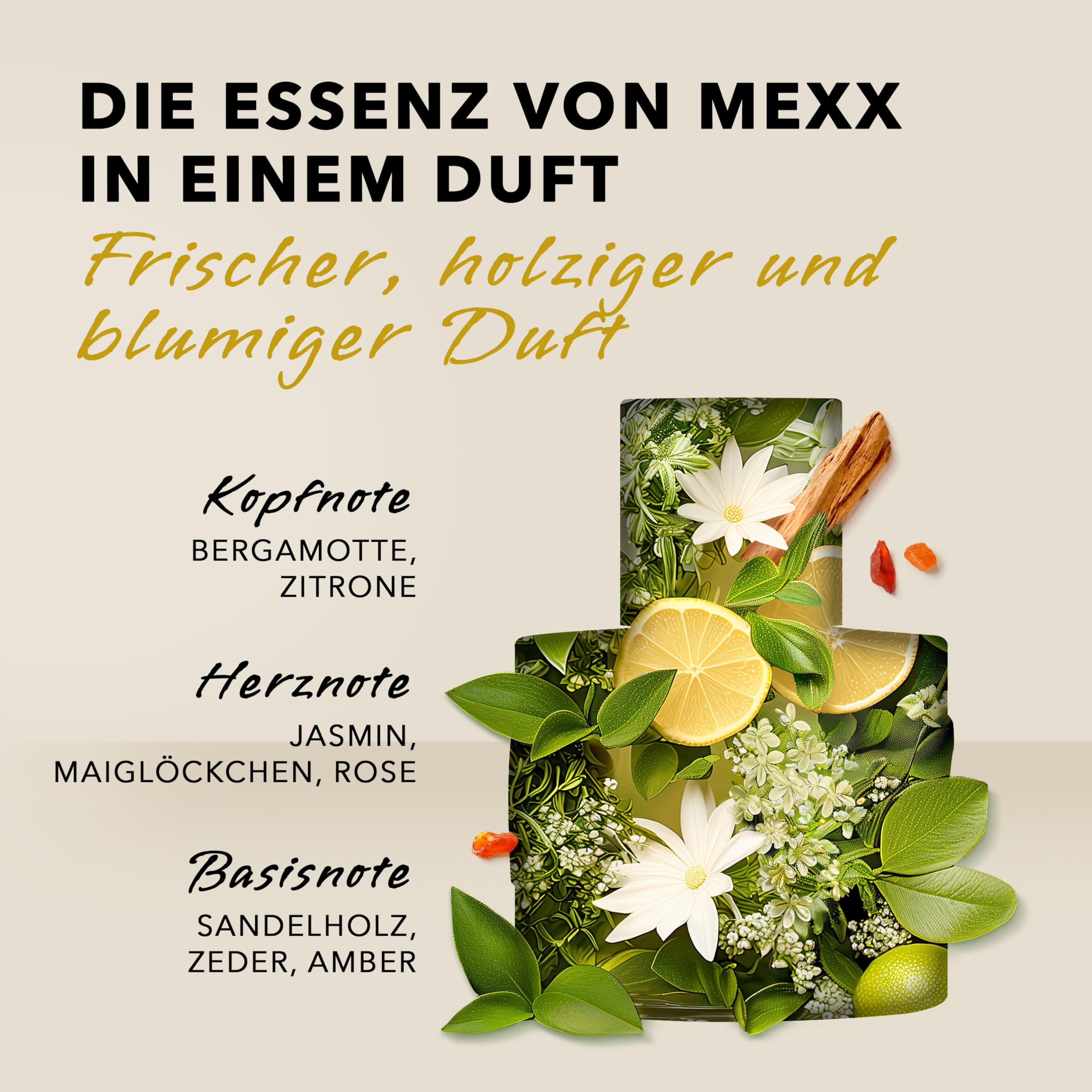 MEXX WOMAN Eau de Toilette, blumig-frischer Duft für die moderne, optimistische Frau, 60ml