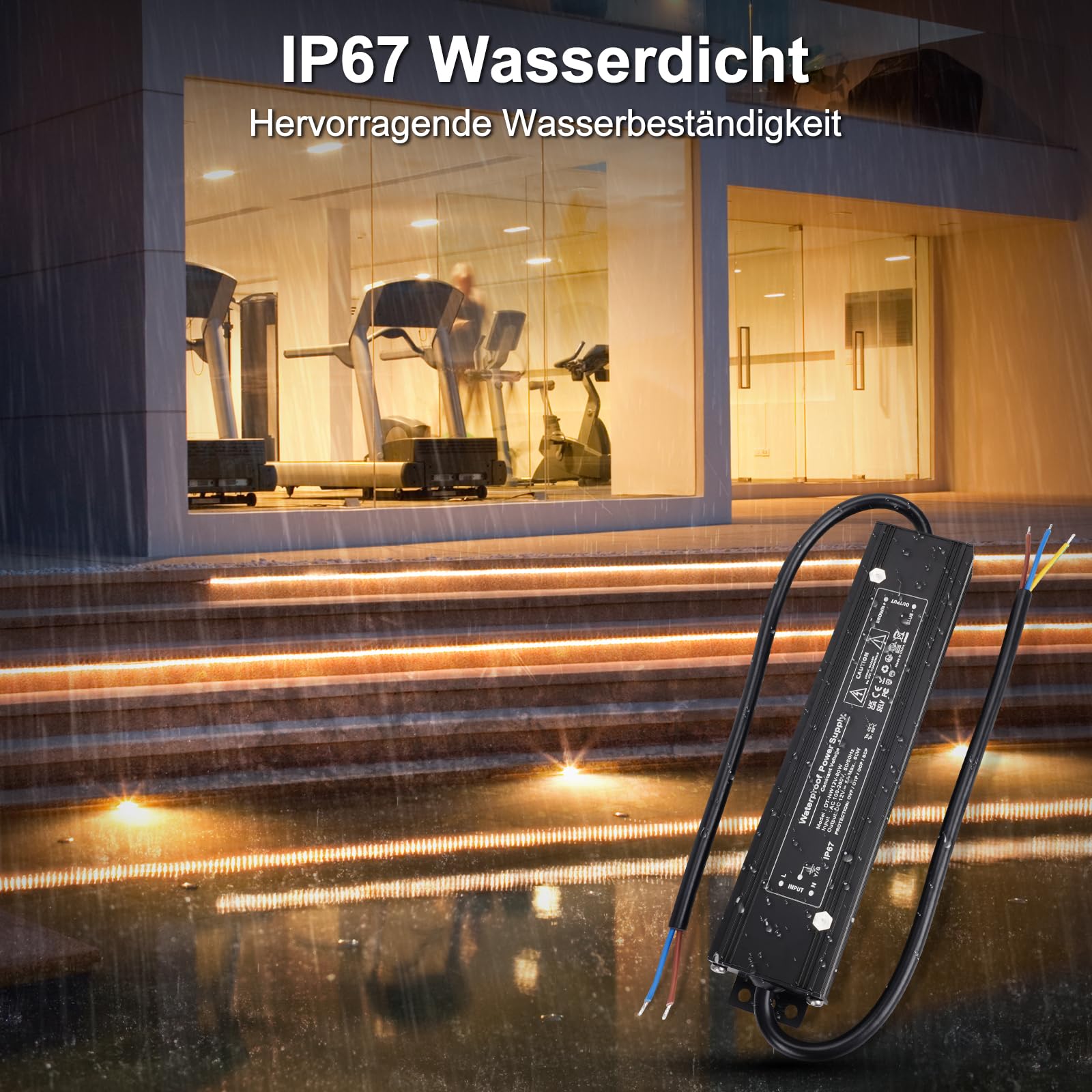 YAYZA! LED Trafo 12V 60W, IP67 LED Netzteil 230V Au Produktbild-Vorschau 10