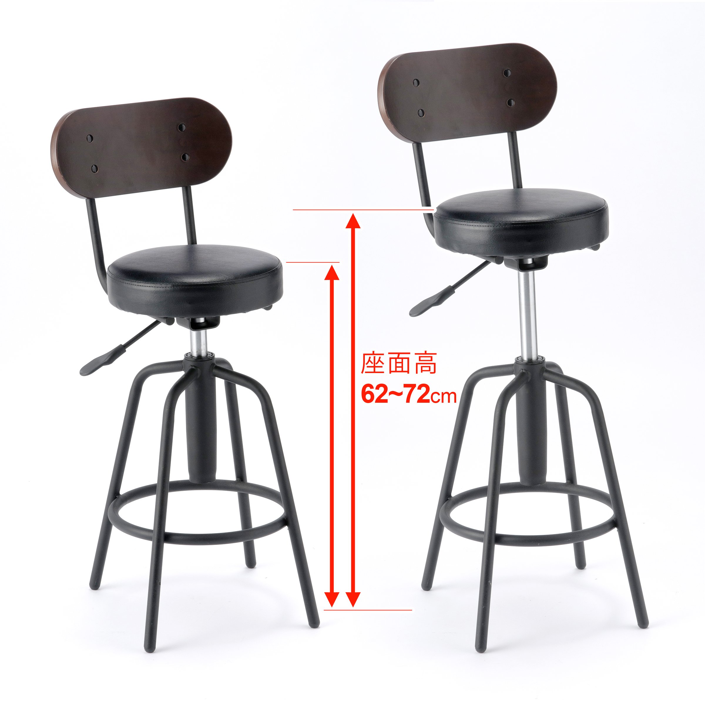 Amazon｜Vデザイン カウンターテーブルセット テーブル チェア 高さ