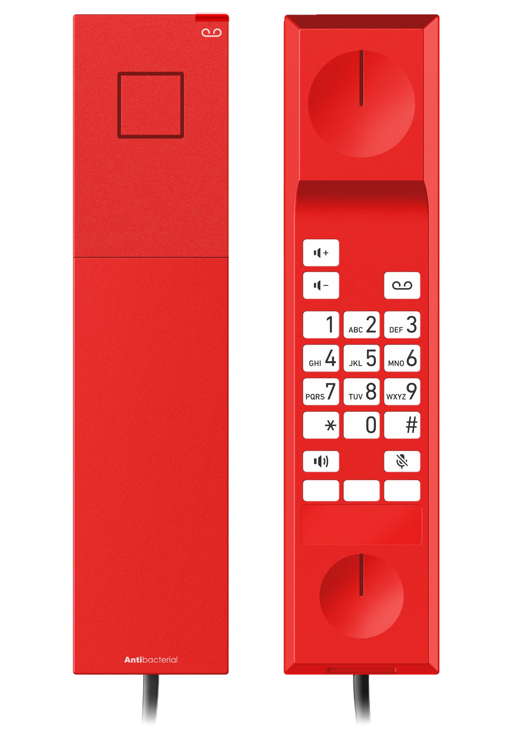 Snom E303 Notfalltelefon, SIP, schnurgebunden, Rot