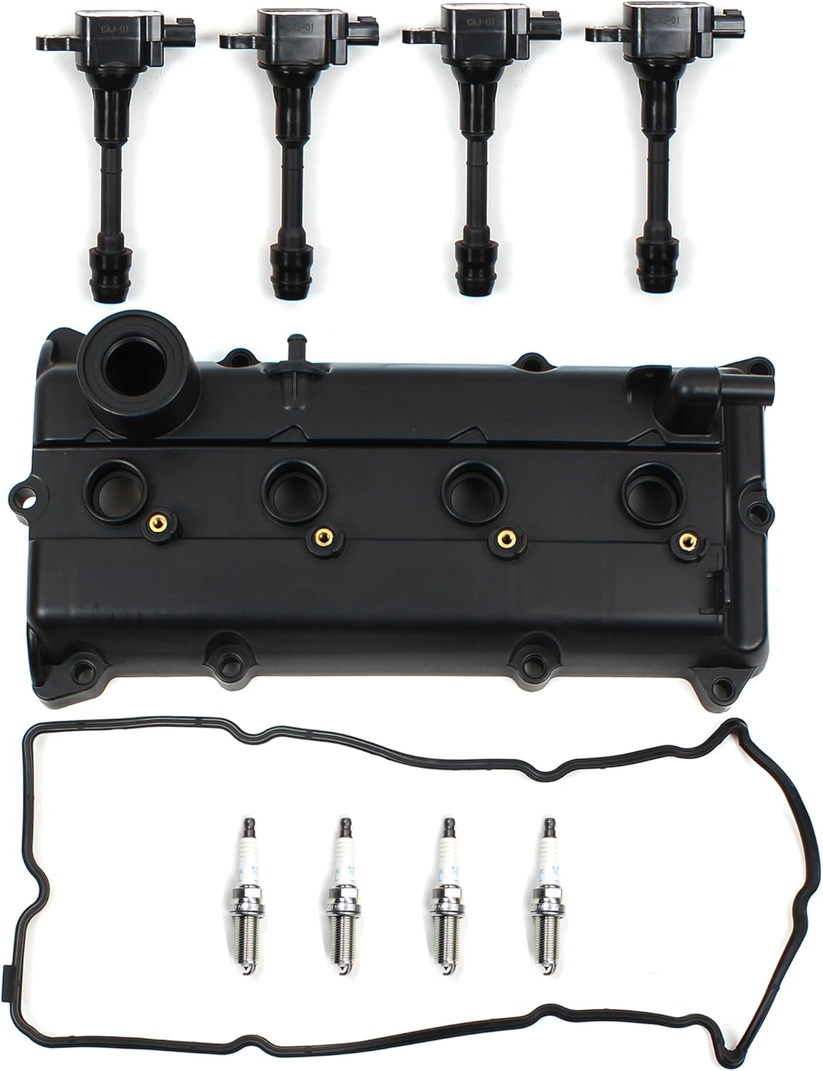 CNS Engine Valve Cover, Gasket, Spark Plugs, Seal, Ignition