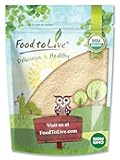 Food to Live Organic Italian Semolina Flour, 2 Pounds - Premium Durum Wheat, Perfect for Pasta and Pizza Dough, Ideal for Authentic Italian Recipes.