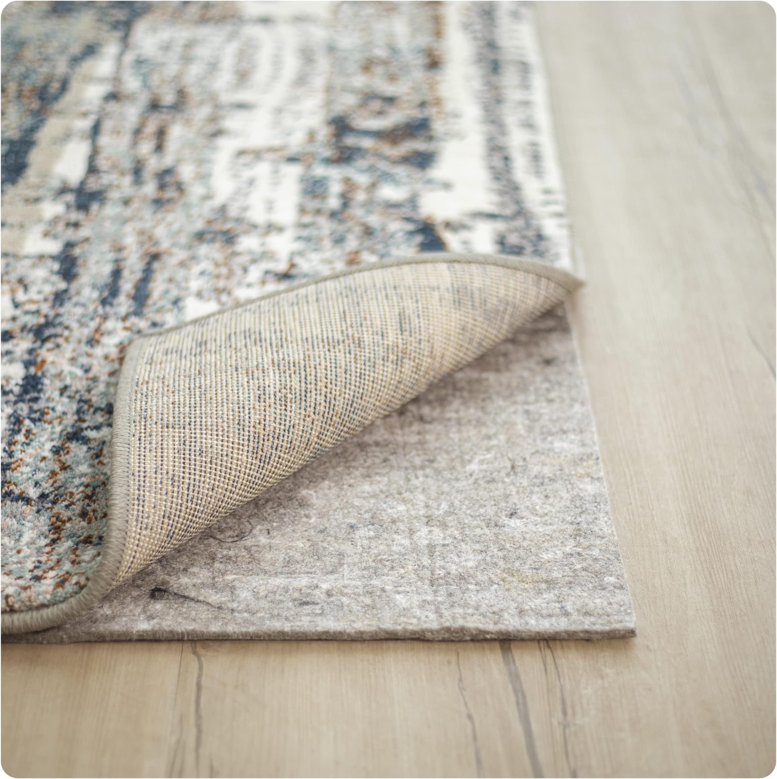 Mohawk Home5' x 8' 3/8 Rug Pad 100% Felt Protective Cushion, Premium Comfort Underfoot – Safe for All Floors