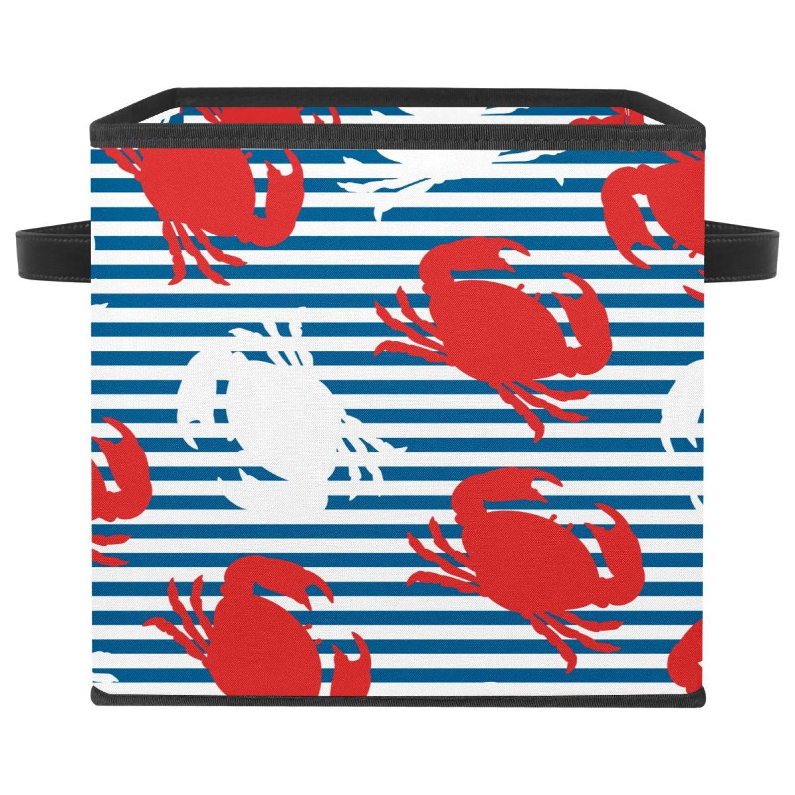 Organiseur pliable en tissu avec poignées solides pour linge