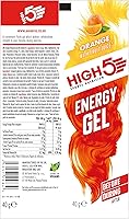 Vista 6 de High 5 Gel Energético - 20 x 1.34 oz Sachet - Naranja Jugosa