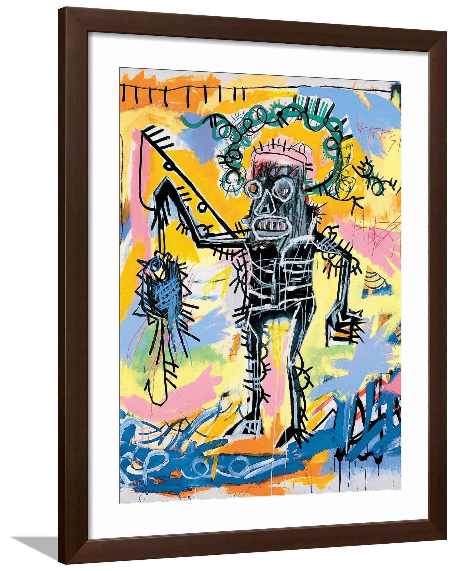 Amazon.com: ART.COM Wall Giclee Print Untitled, 1981 on Brown 
