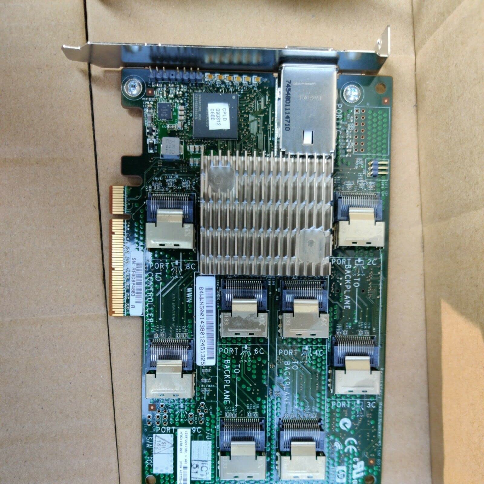 Amazon.com: NETCNA 487738-001 HP 24 Bay 3GB SAS Expander Card w/Cables  Compatible Product : Everything Else