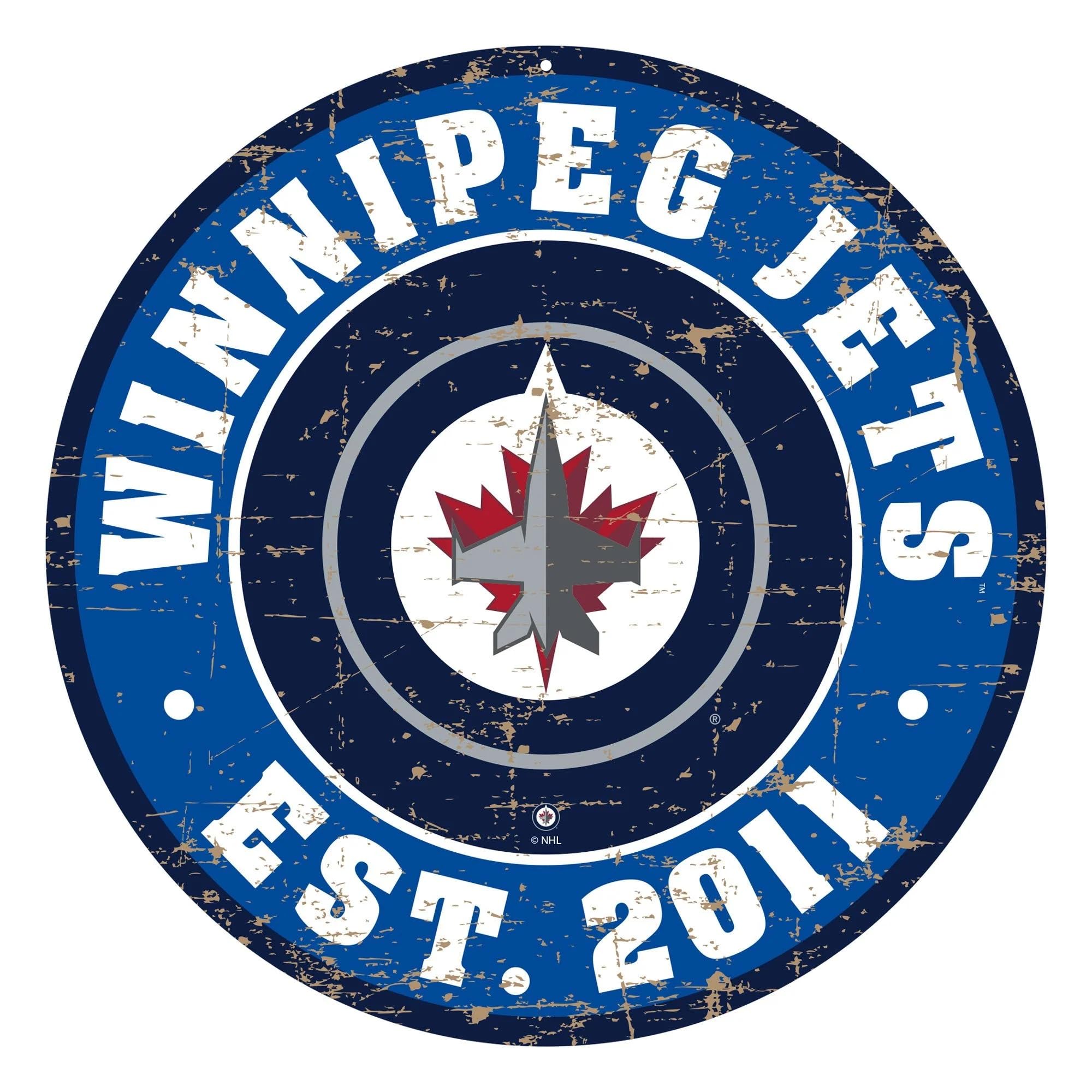 Sports Decor Winnipeg Jets Wall Sign - 22