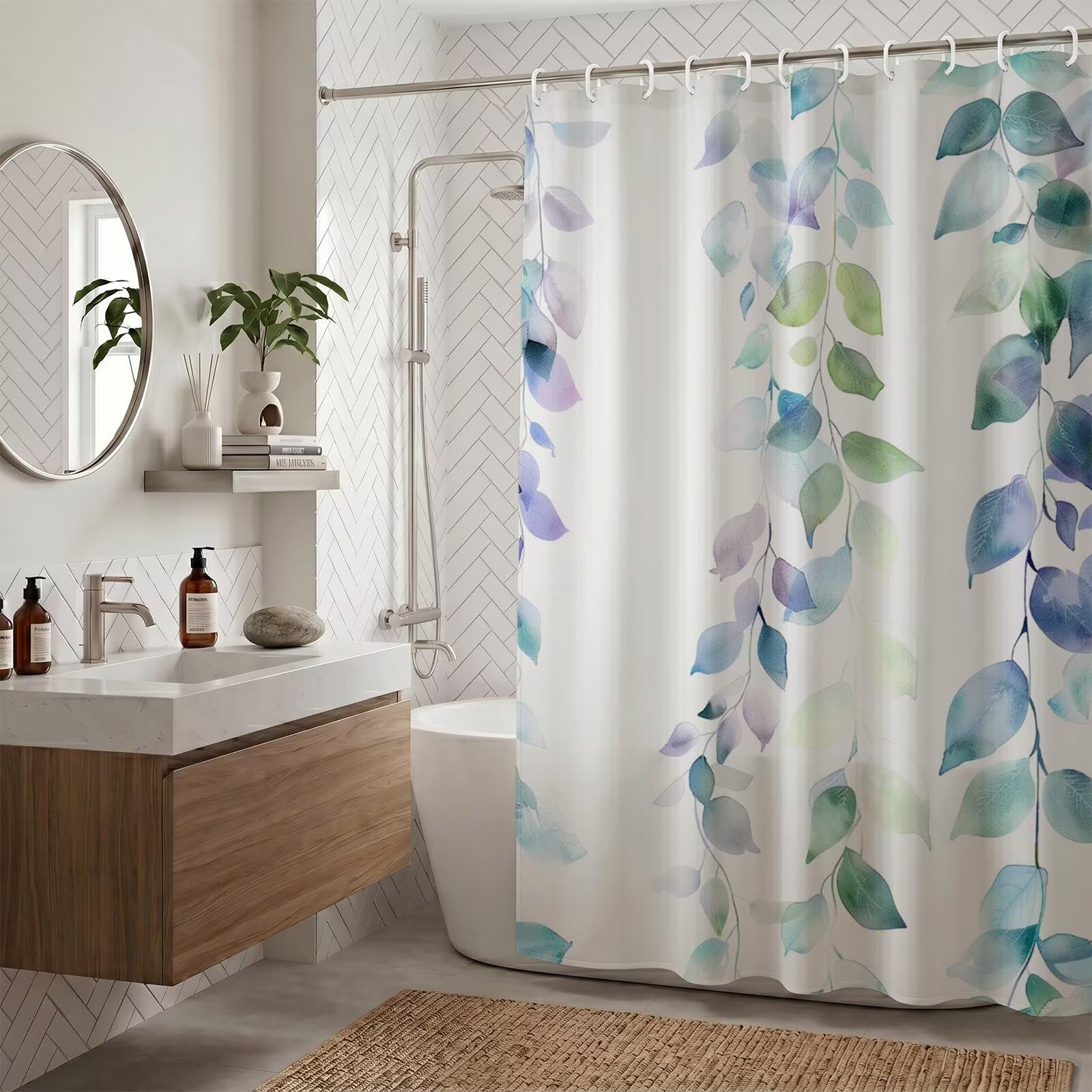 Rideau de douche en polyester de qualité supérieure 180x220cm ZO-917