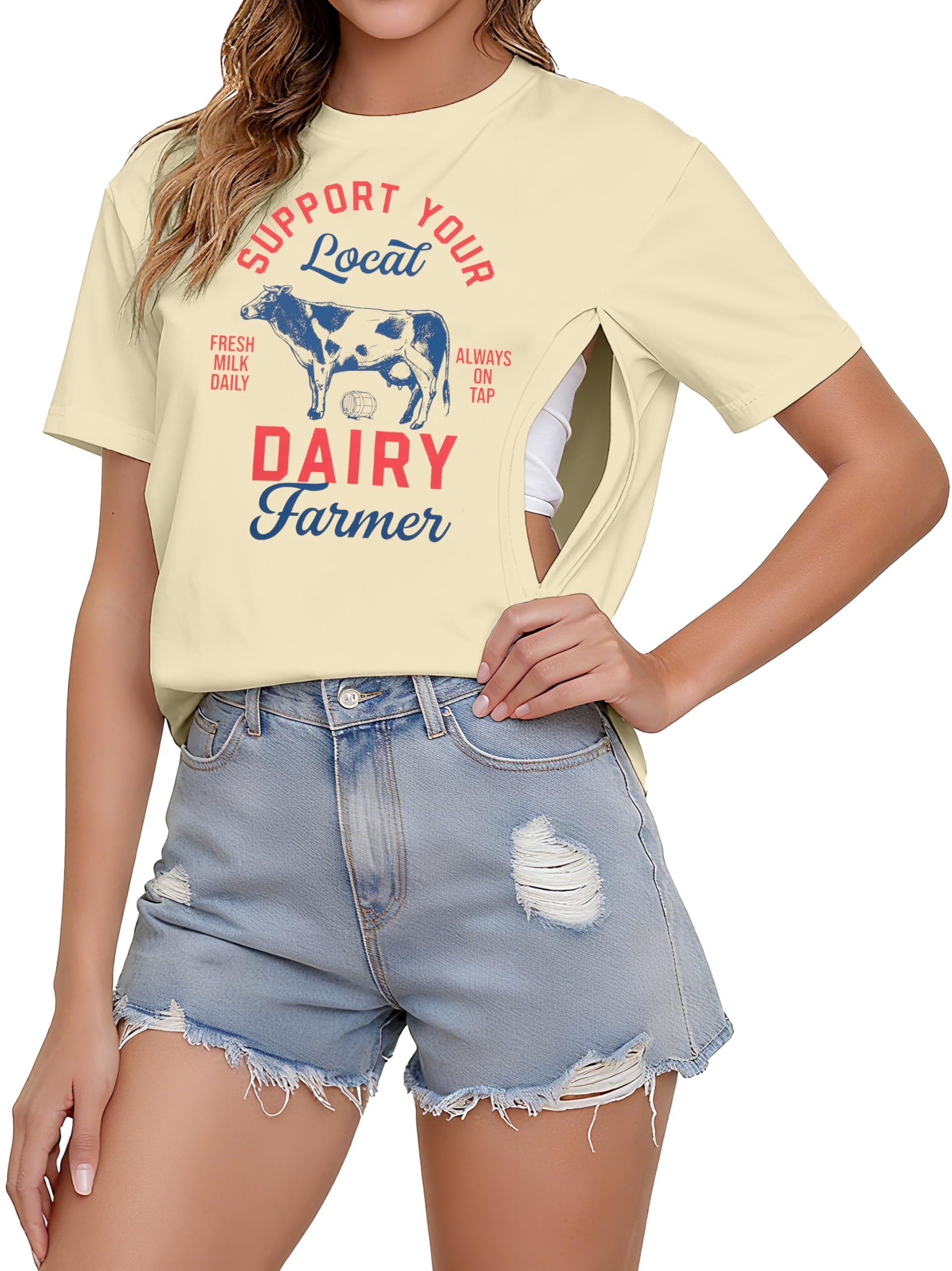 UNIQUEONE Comfort Breastfeeding Shirts