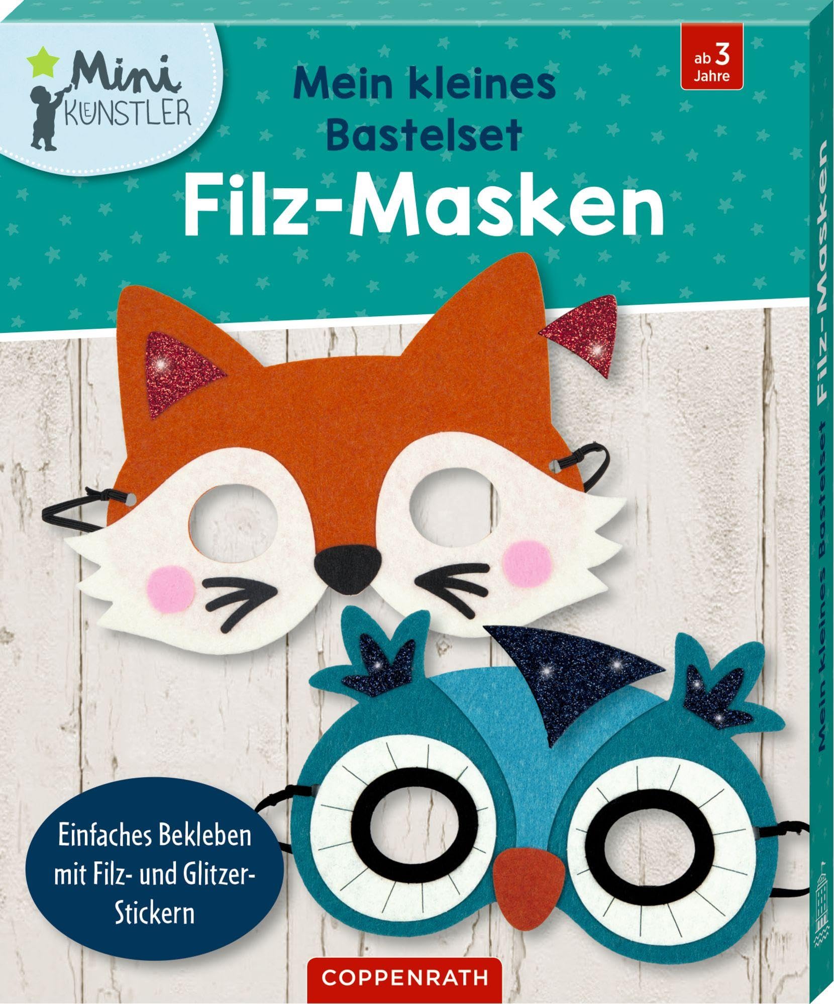 Coppenrath F Filz-Masken: Eule & Fuchs – Produktbeschreibung