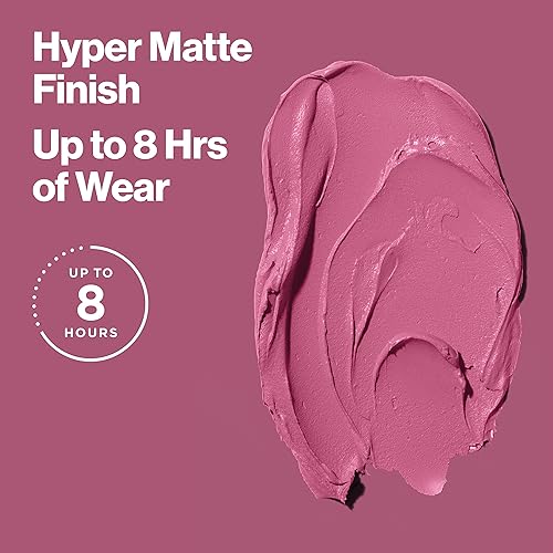 Miniatura 7 de Revlon Ultra HD Lip Mousse Hyper Matte, lápiz labial líquido cremoso de larga duración en azul, Blue Oasis (835), 0.2 onzas