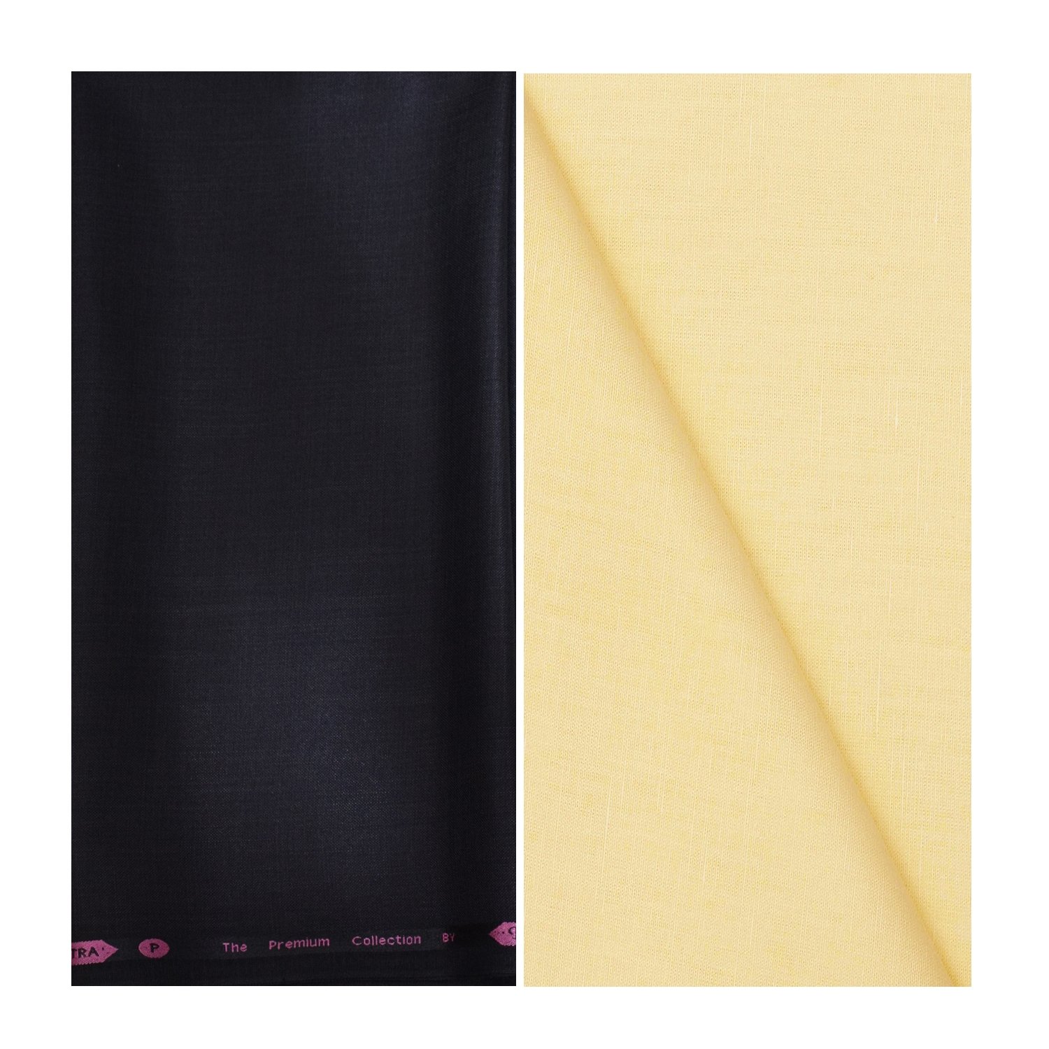 kundan sulz gwalior Men's Executive Cotton Blended Linen Shirt Piece & Black Fancy Formal Trouser Fabric Combo Set ( 1 Pant and Shirt Piece for Men ) (1.30 & 1.60 Meters)-picture-55