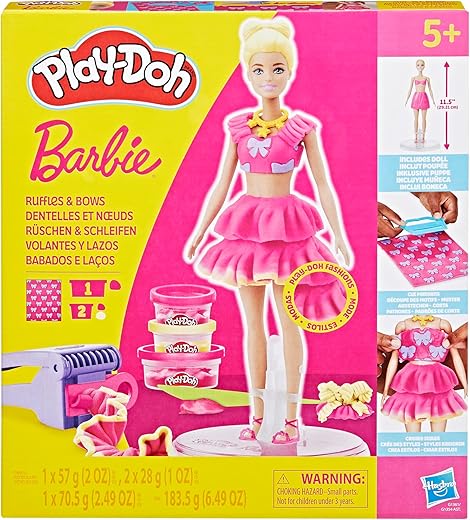 Play-Doh Barbie Ruffles and Bows Doll Set