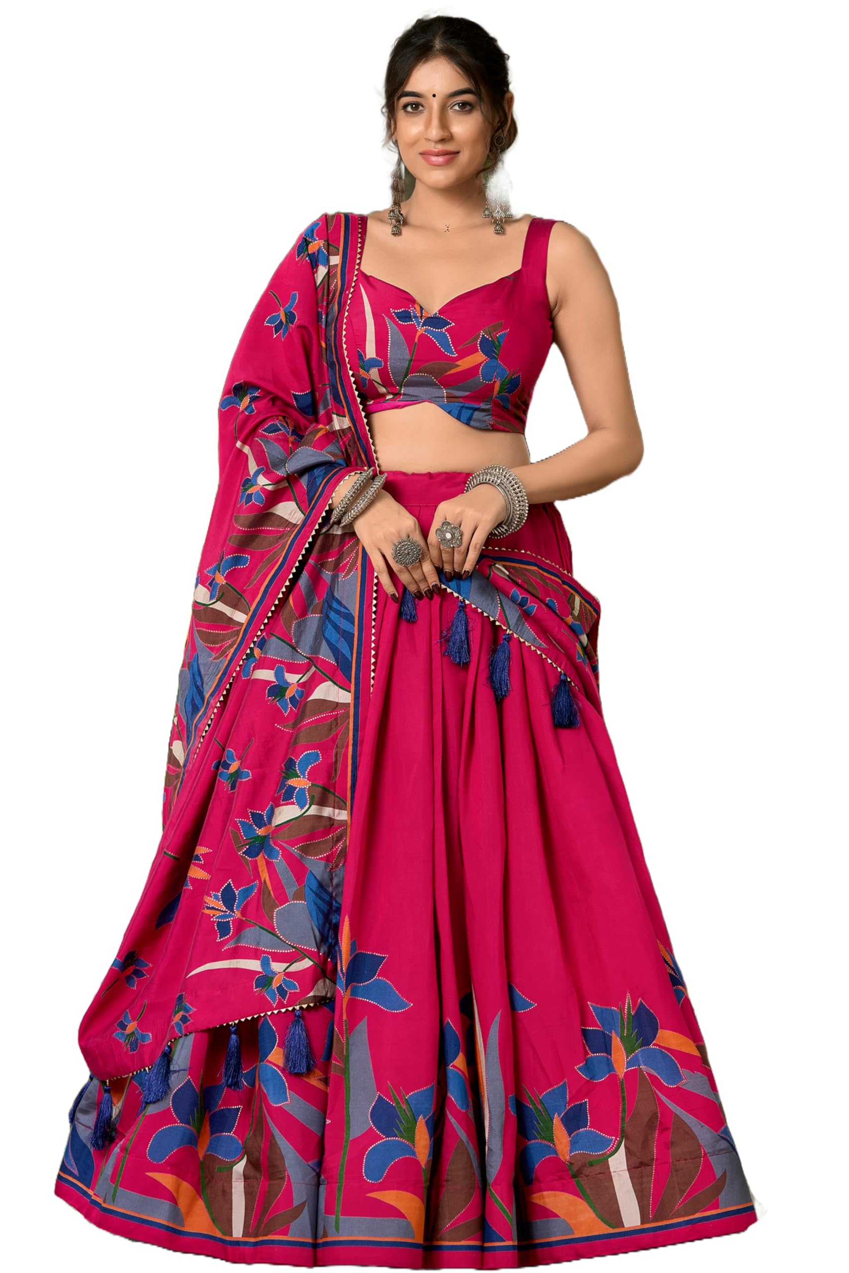 welly fashion WELLY Woman's Dola Silk With Printed With Foil Work Lehenga Choli With Dupatta For Wedding-picture-20