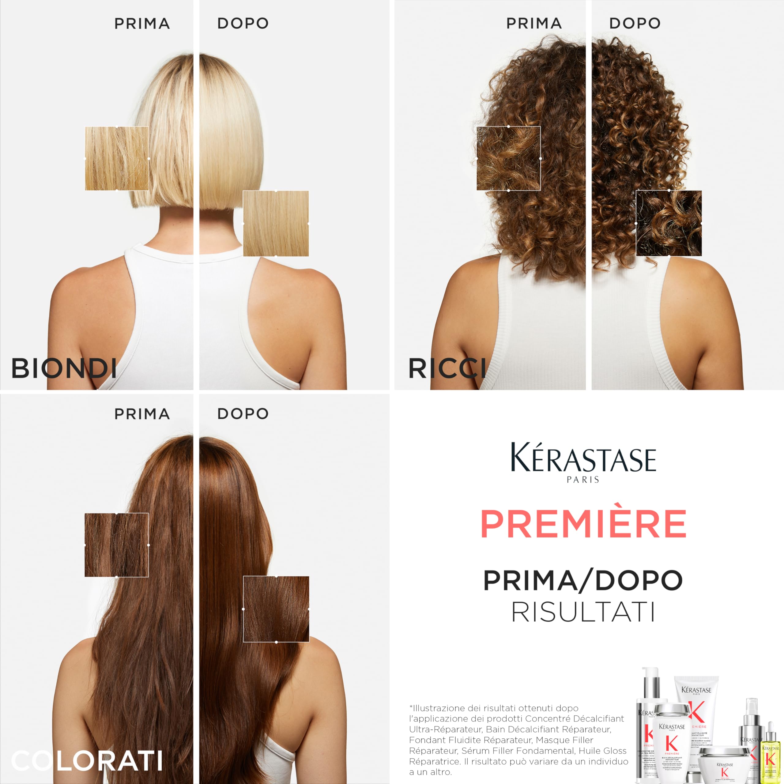 Kérastase, Premiére, Trattamento Pre-Shampoo Decalcificante, Per Capelli Danneggiati, Azione Riparatrice, Capelli Più forti, Concentré Réparateur, 250 ml