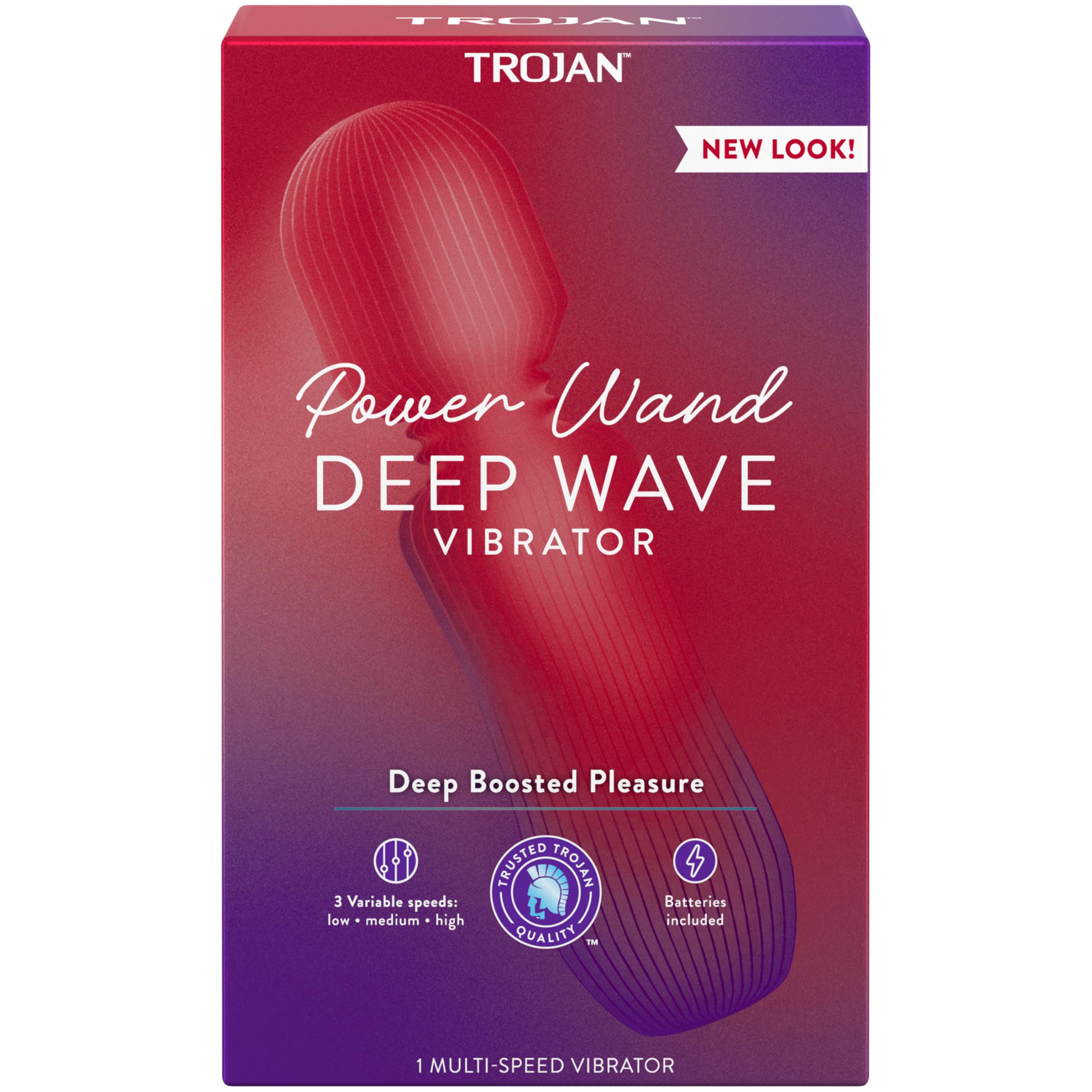 Amazon.com: Trojan Vibrations Power Wand Deep Massager : Health & Household
