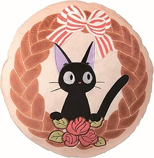 Marushin - Kiki's Delivery Service - Jiji and The Fluffy Bread Mochi Mochi Cushion, Marushin Mochi Mochi Cushion