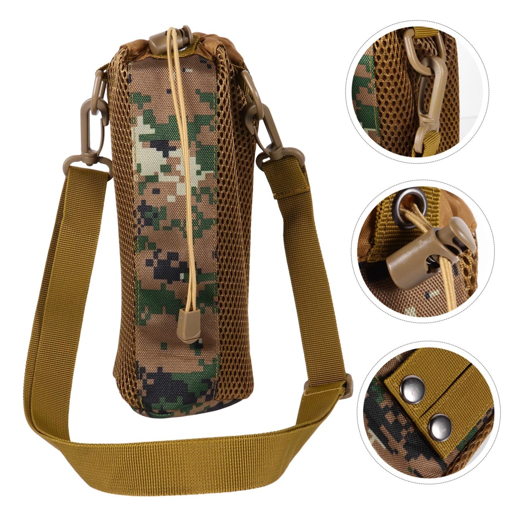 Abaodam 2 Stück Wasserflaschentasche Reiserucksack Aufbewahrungstasche Für Wasserflaschen Verstellbarer Schultergurt Organizer Taschen Für Flaschenhalter Mountain Verstellbare