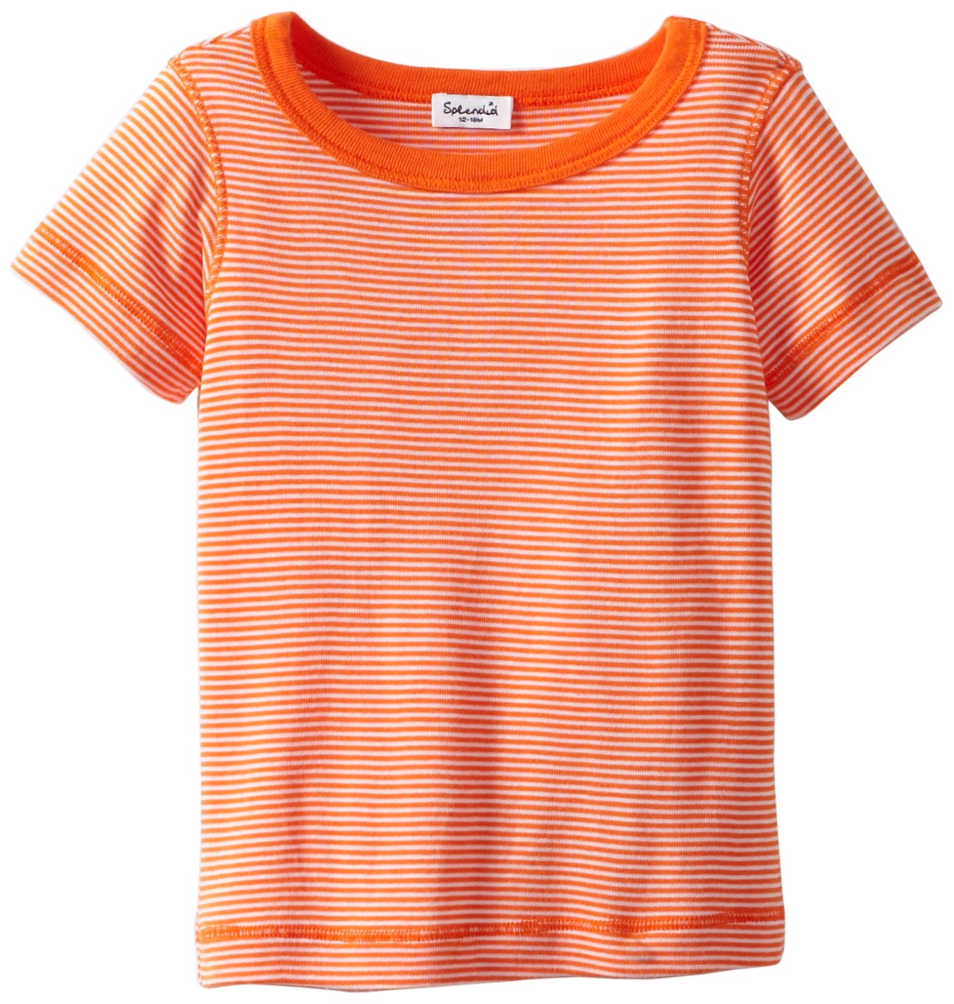 Splendid Littles Baby-Boys Newborn Always Mini Stripe Crew Tee