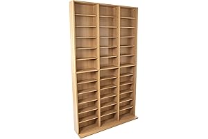 Oskar Media Storage Cabinet in Maple