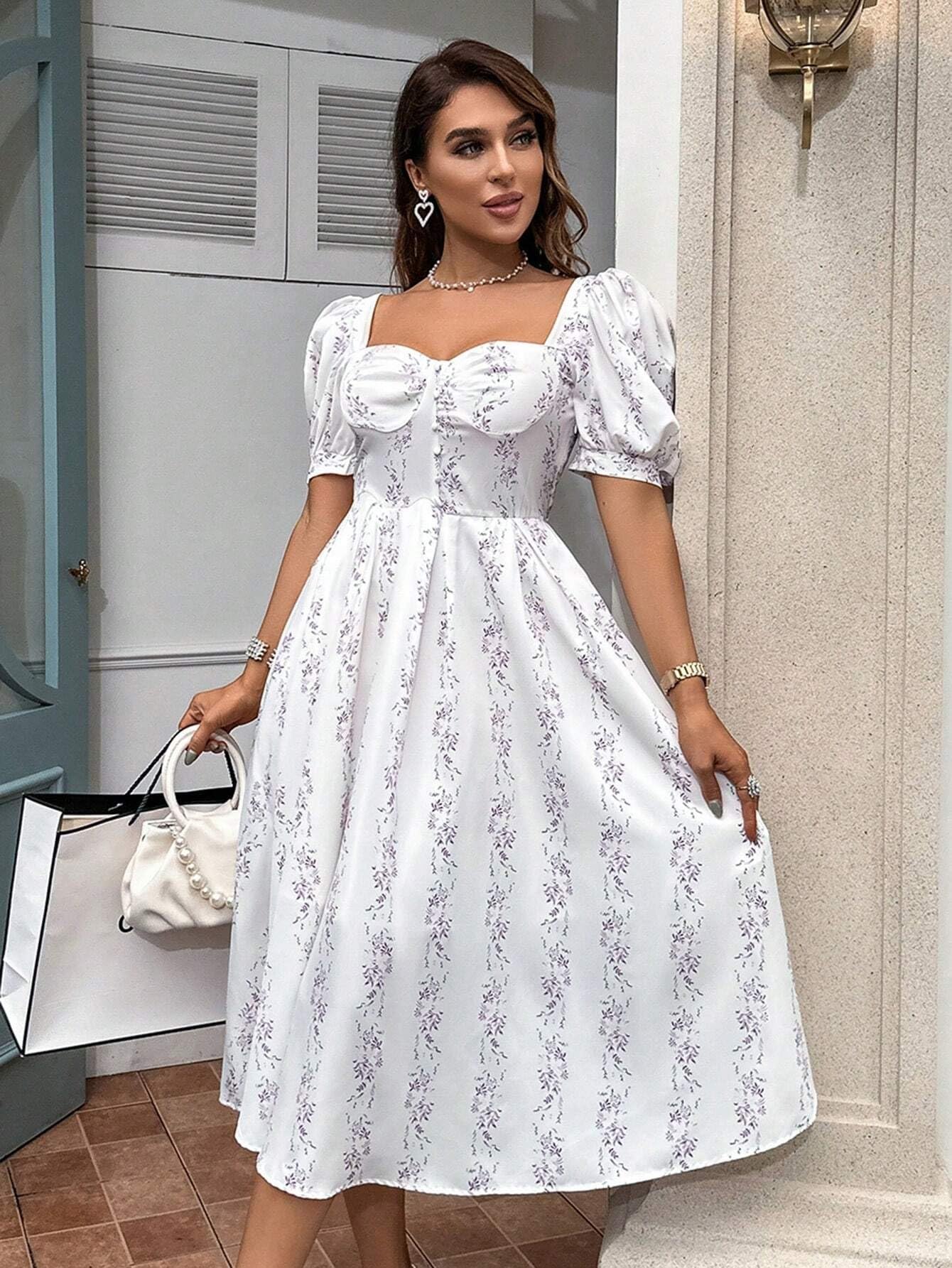 peasant dresses for women Stay A While Peasant Dress: Romantic & Flowy Bohemian Dress