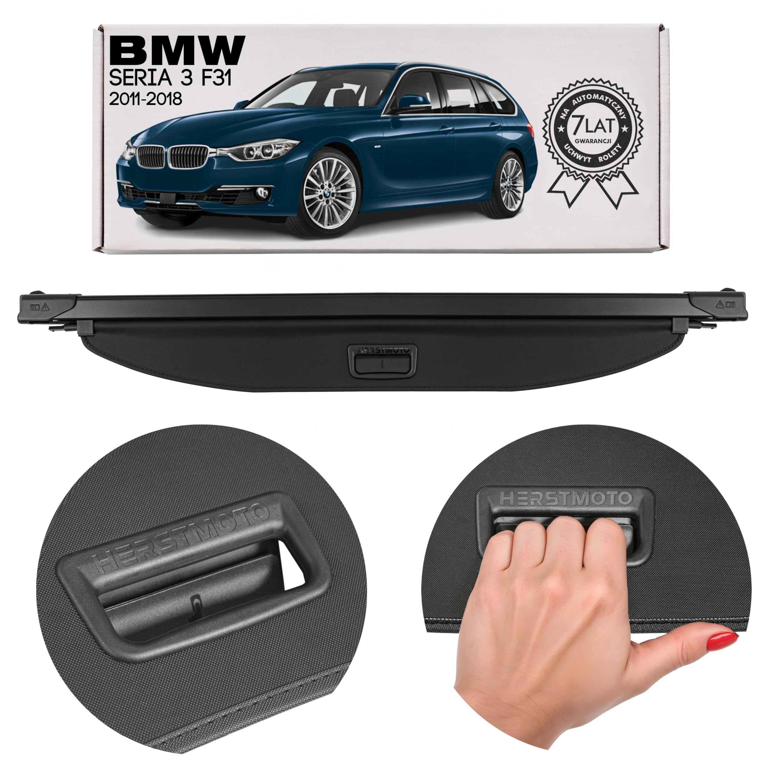 Kofferraumabdeckung Laderaumabdeckung für BMW 3er F31 Kombi 2011-2018