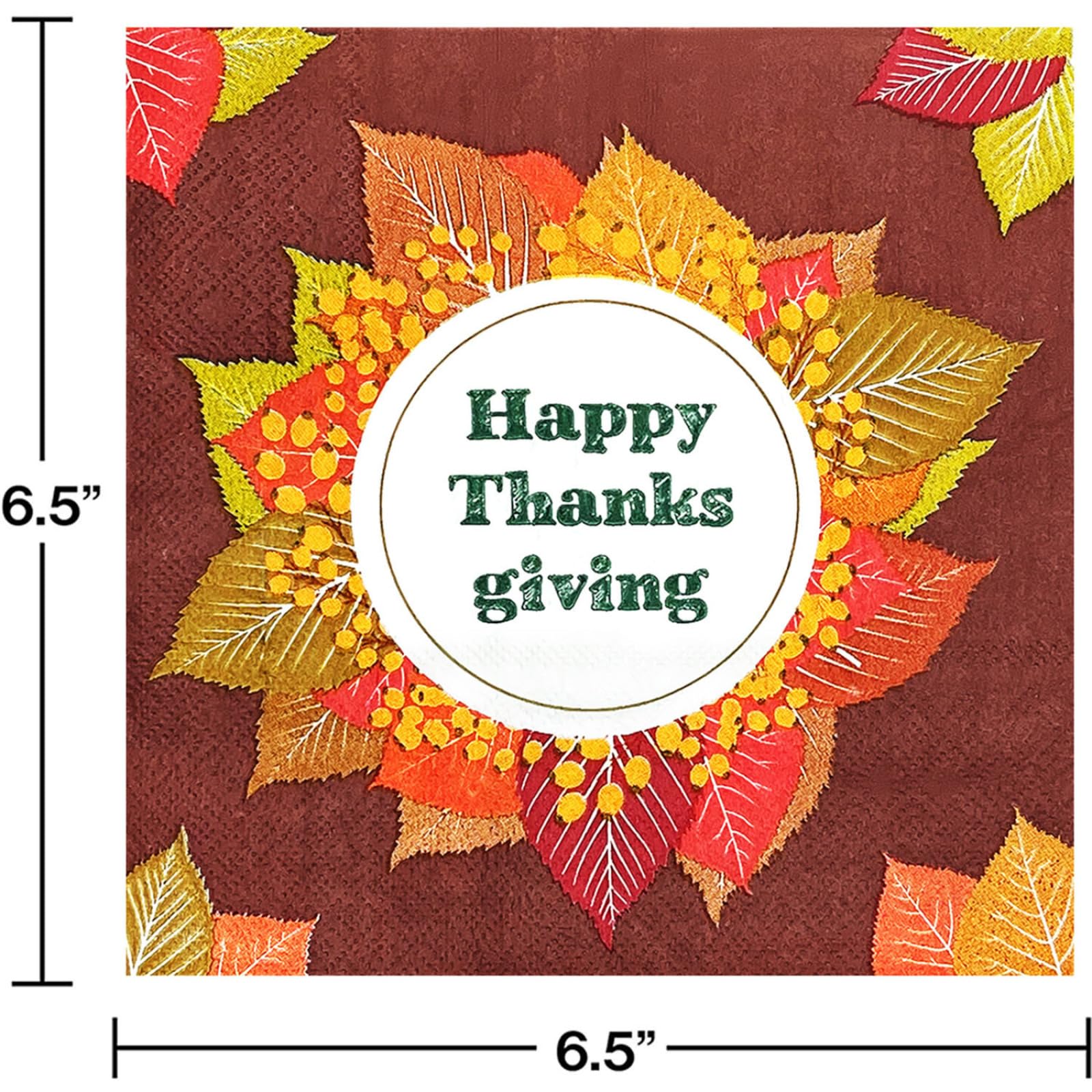 Tovaglioli di Carta Mattone Foglie Rosse Tovaglioli per Decoupage Decorati Tovaglioli Bar Compleanno Carta Lgienica Tovagliolo Decorazione Da Tavola Usa e getta Per Matrimoni Feste 30 Packs(33x33cm)