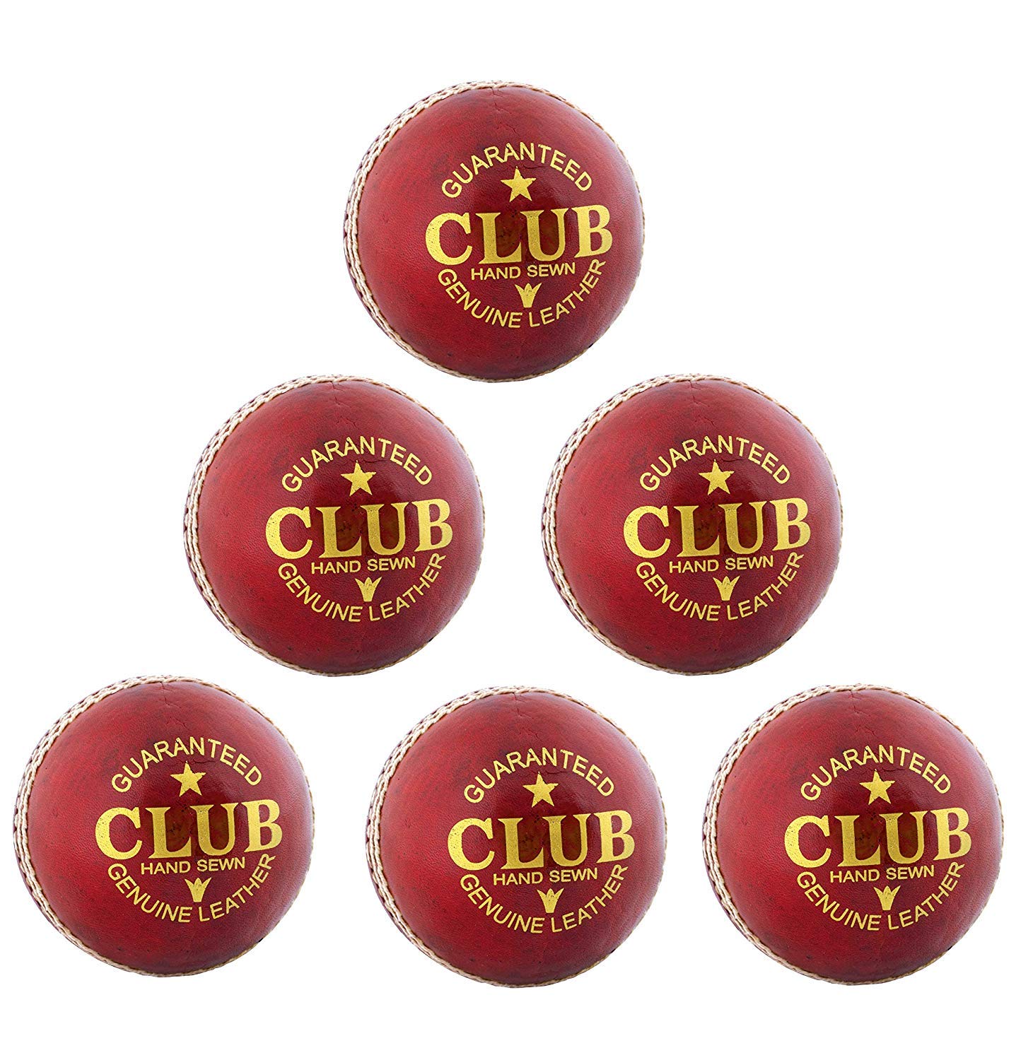 VIBCO Club 4pc Cricket Leather Ball (Red)(Pack of 6) (B07XR89S4Q) Amazon Price History, Amazon Price Tracker