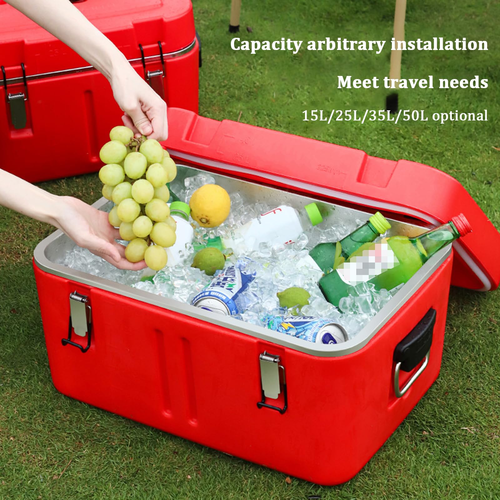 Contenitore termico per alimenti caldi e freddi, in acciaio inox, ideale per ristorante, mensa, uso domestico, 9 confezioni in totale