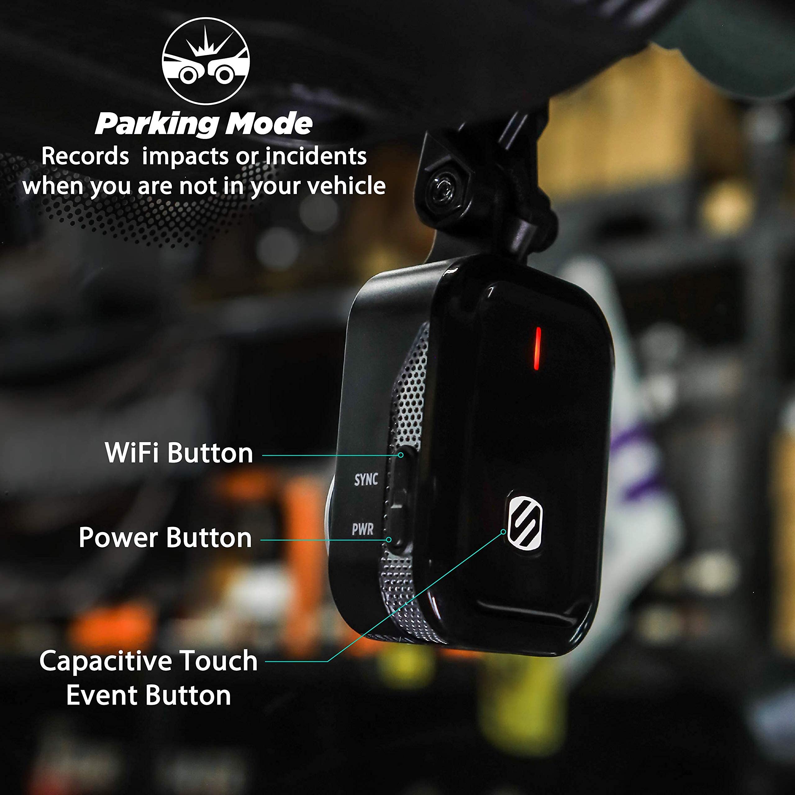 Scosche Nexar Dash Cam Suction Cup Mount Nexs1 Dash Camera