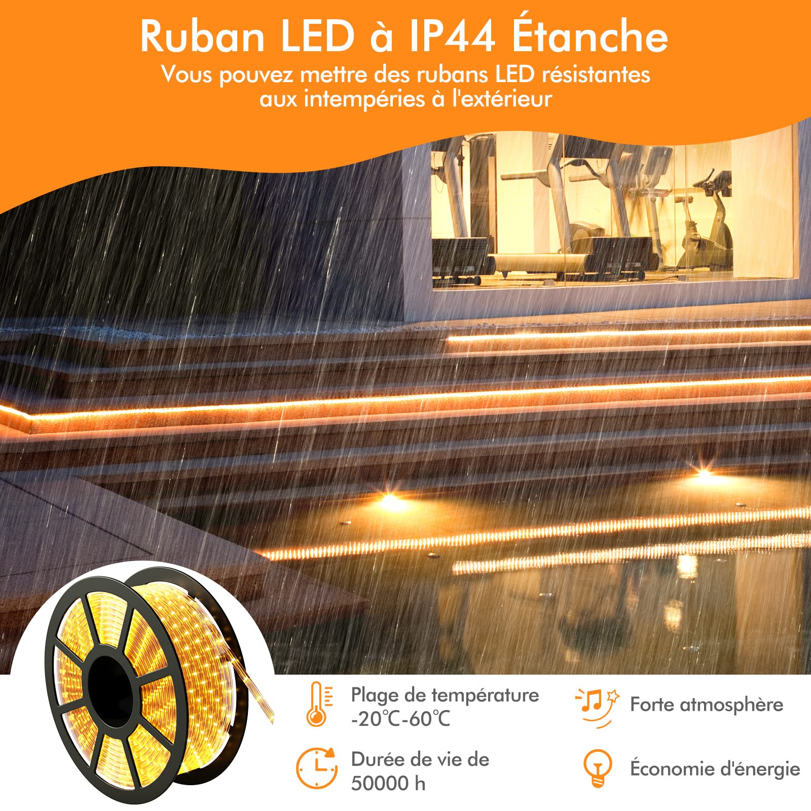 RELAX4LIFE Guirlande Lumineuse Extérieure 30M