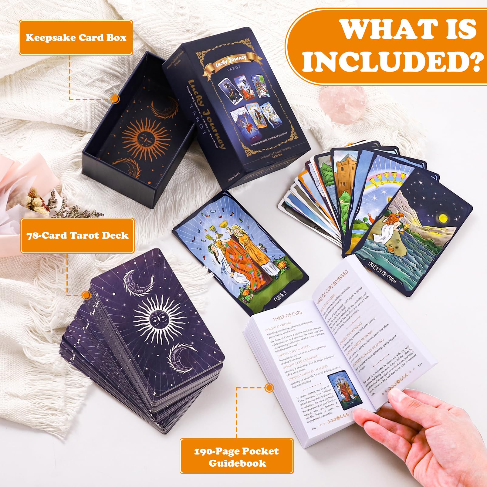 Erbacan Classic Design Tarot Cards Deck