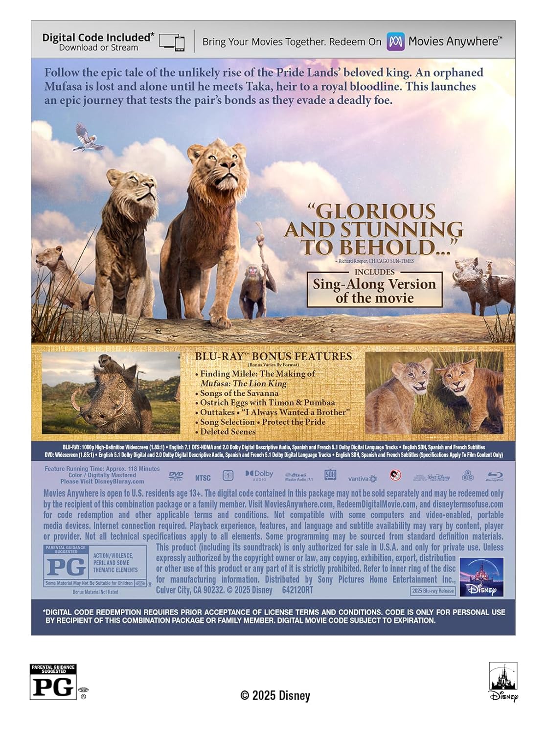 The Lion King English Subtitles Poster Lion King English Sub The