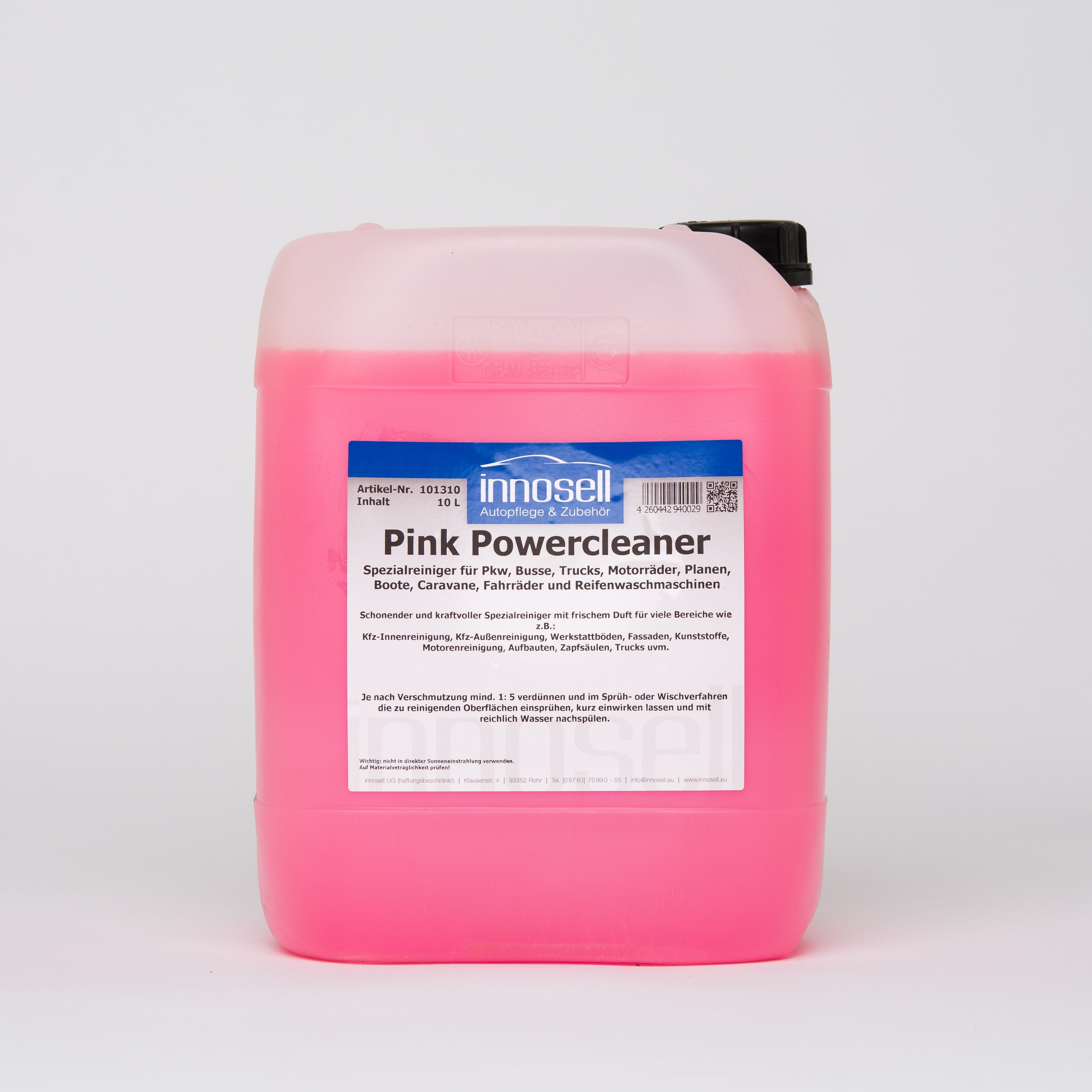 Pink Powercleaner Spezialreiniger Bodenreiniger Motorreiniger Zapfsäulenreiniger Industriereiniger - 10 L