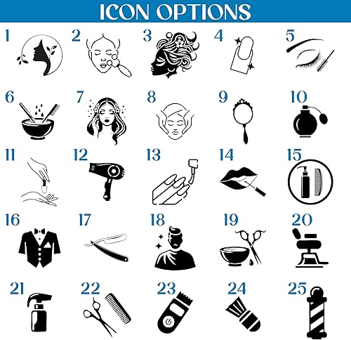 Miniatura 4 de Delantal de salón personalizado para estilista, técnico de uñas, delantales de peluquero para hombres, suministros de cosmetología, aparador de pelo