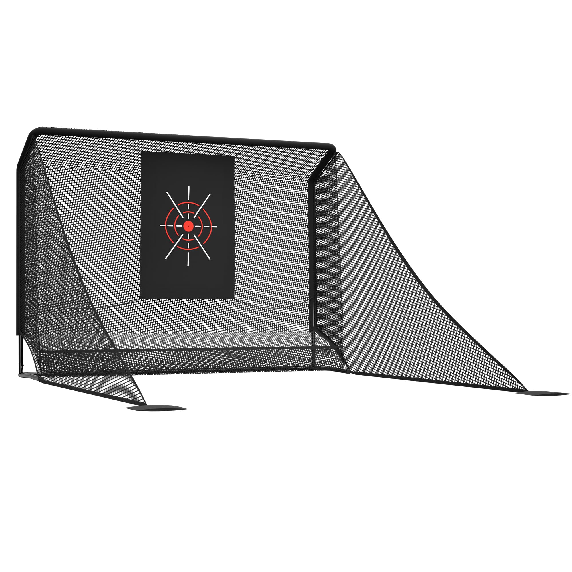 Thanaddo Golfnetz Übungsnetz 3 x 3,5m Golfübungsnetz Set mit Ziel-Tuch, Golf Trainingshilfe Trainingsnetz mit Bälle-Netz und Tragetasche für Outdoor Garten Trainingsplatz