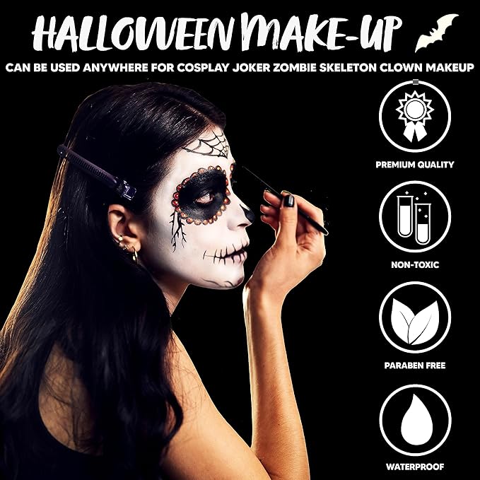 JOYIN Halloween Makeup Set Ultimate Family Party Pack