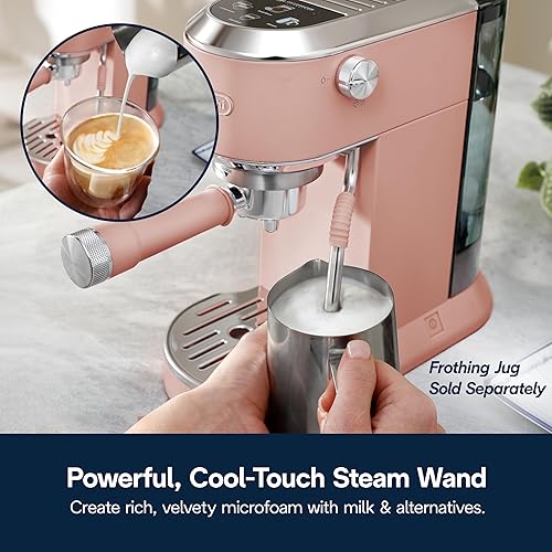 Miniatura 8 de De'Longhi Dedica Duo - Máquina compacta de café expreso, cafetera fría con espumador de leche, para café expreso, café caliente y helado,