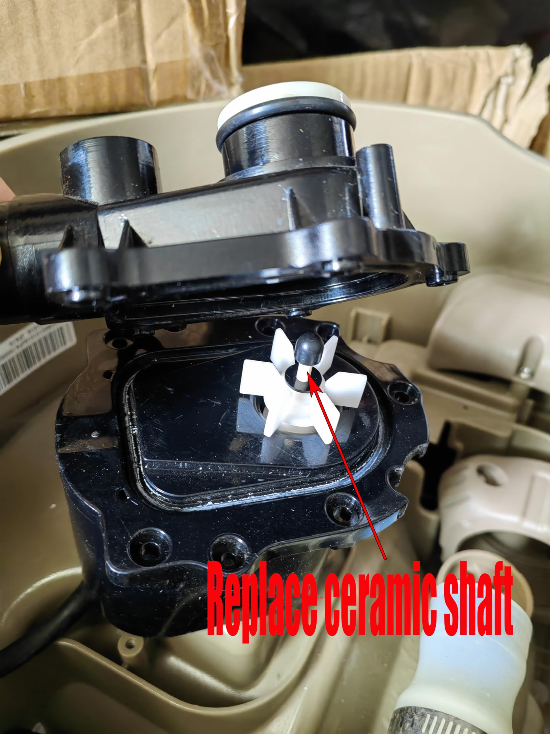 2 Unidades Para Intex Pure Spa 2 7/8" SSP H 20 M,SB 20M 28401YW/CT28637EG 28638R/G 401MImpeller Bomba De Eje Fix E90 Error E90 Eje De Acero Inoxidable (con 4 Tapas