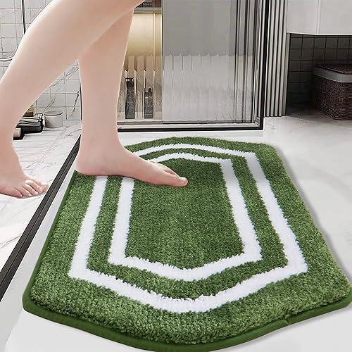 Miniatura 7 de COSY HOMEER Juego de toallas de baño extragruesas, antideslizantes, felpa suave, 100% poliéster fuerte, tapete de baño absorbente de agua para suelo
