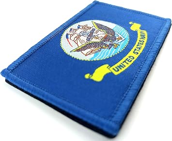 JBCD 2 Pack US Navy Flag Patch Force Army Flags Tactical Patch Pride Flag Patch for Clothes Hat Patch Team Military Patch