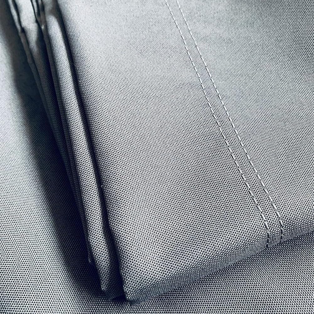 Funda de repuesto para asiento de columpio de tela Oxford 600D, funda para silla de columpio de jardín, para balcón, porche, patio, jardín (115 cm x 48 cm x 48 cm) (gris)