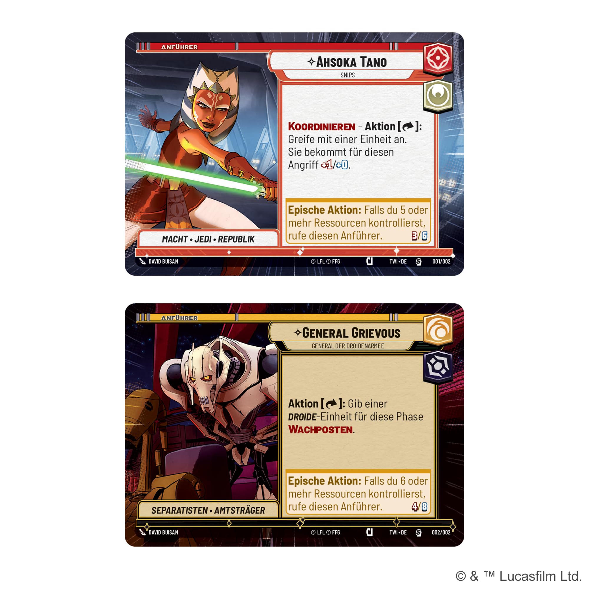Fantasy Flight Games - Star Wars: Unlimited TCG Niedergang der Republik PRERELEASE-BOX – Starte dein Abenteuer in die Klonkriege! Enthält 6 Booster-Packs, Alter 12+, 2+ Spieler, 20 Minuten, Deutsch