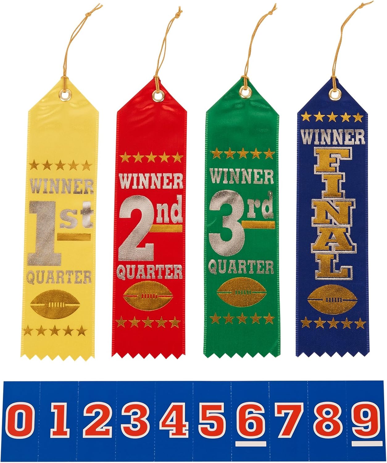 Amscan Football Pool Game with Ribbons Party Supplies, Multicolor, One Size, 15ct