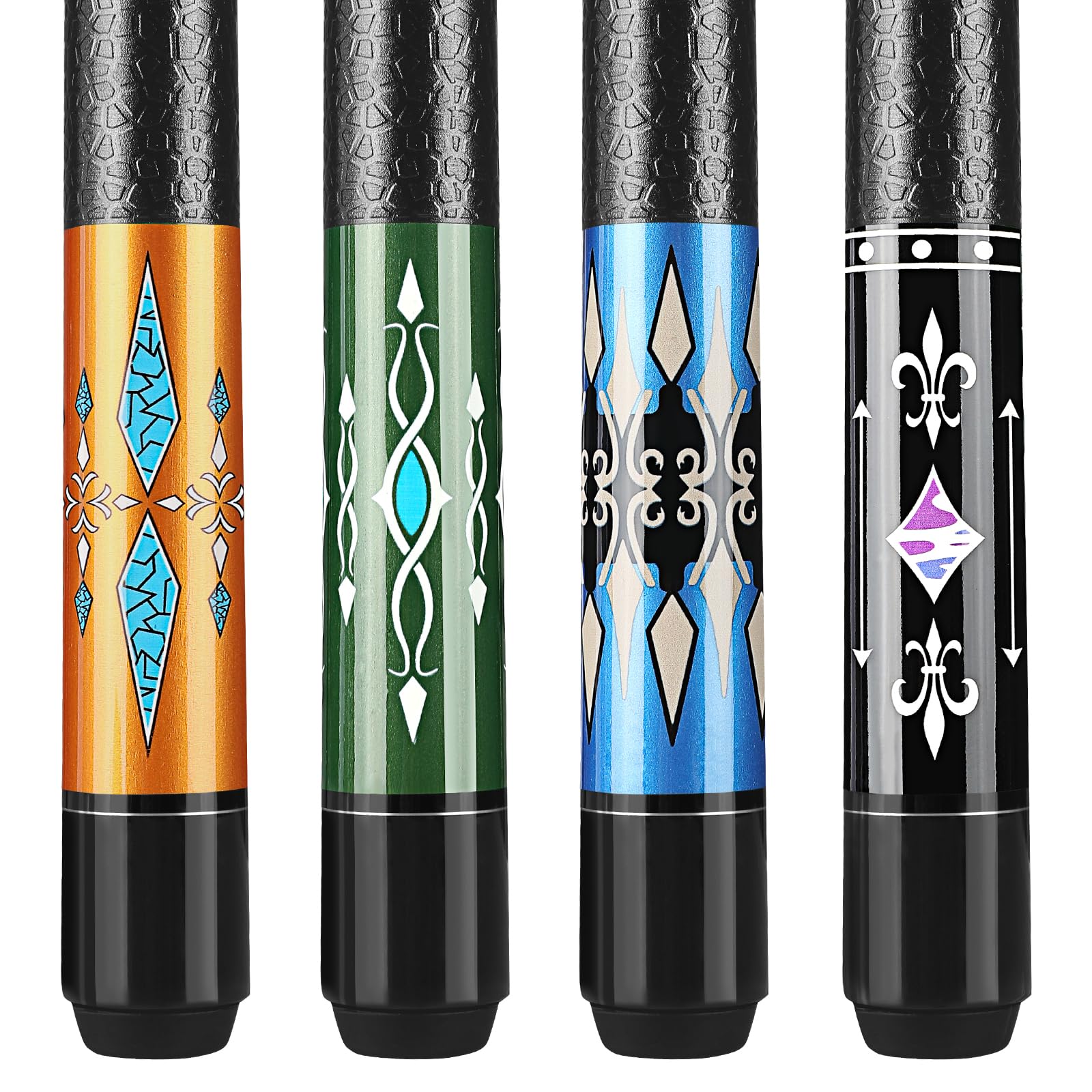 Billard Queue 18 19 20 21 oz, 58" Pool Queue Sticks 13mm Spitzen für Professionelle Billardspieler, 1/2 Queue Sticks für Billard Tisch Sport für Bar Haus Pool Tisch Sport 8/9 Ball