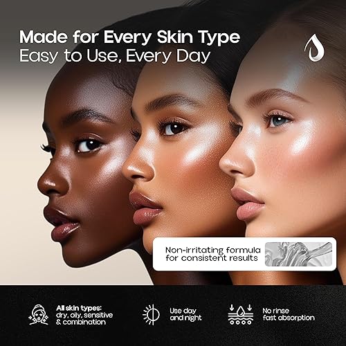 Miniatura 4 de Exfoliante líquido suave BHA - Exfoliante facial con 2% de ácido salicílico y 5% niacinamida  Tónico exfoliante diario antienvejecimiento, suaviza