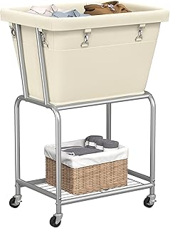 10 Outdoor Patio Laundry Room Ideas for Practical Living 43 ELYKEN Laundry Cart with Wheels, Rolling Laundry Hamper with Removable B...