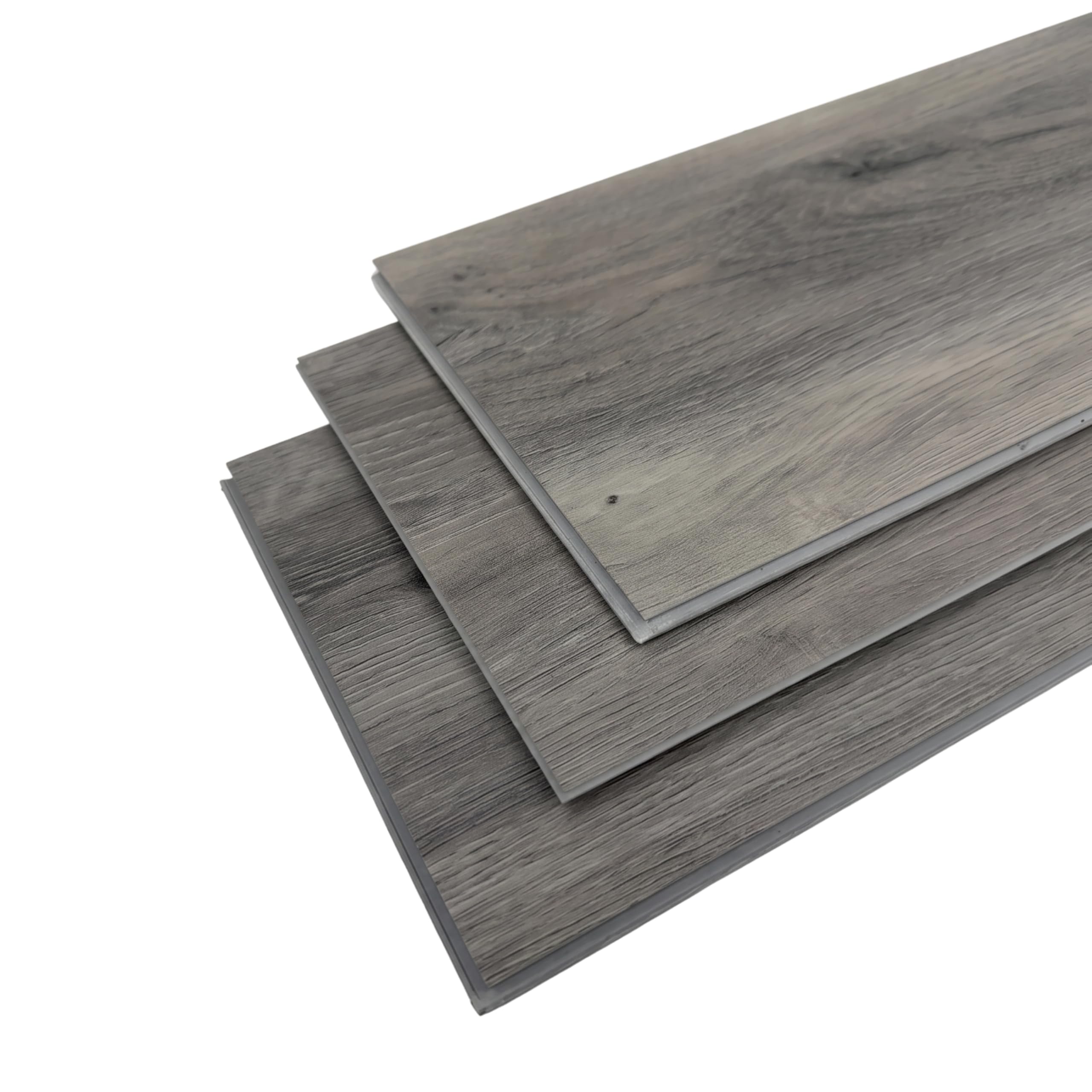 SPC Vinyl Click Flooring 6.5mm Rigid Core | Waterproof Wood Effect Planks with IXPE Underlay | Scratch Resistant & Underfloor Heating Compatible - 1.75m² per Pack (London Fog)